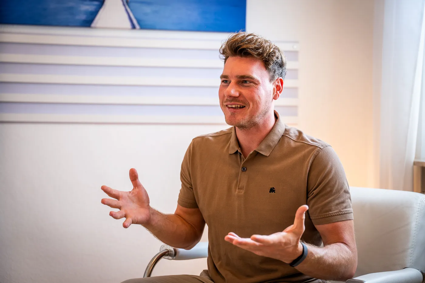 Marco Rotberg im Coaching-Gespräch